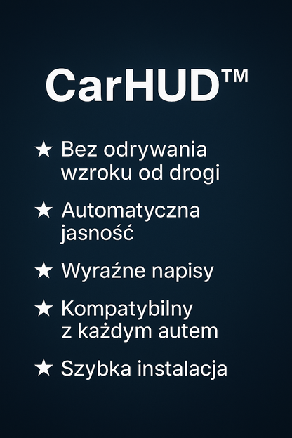 CarHUD™ LITE - Prędkość na oku